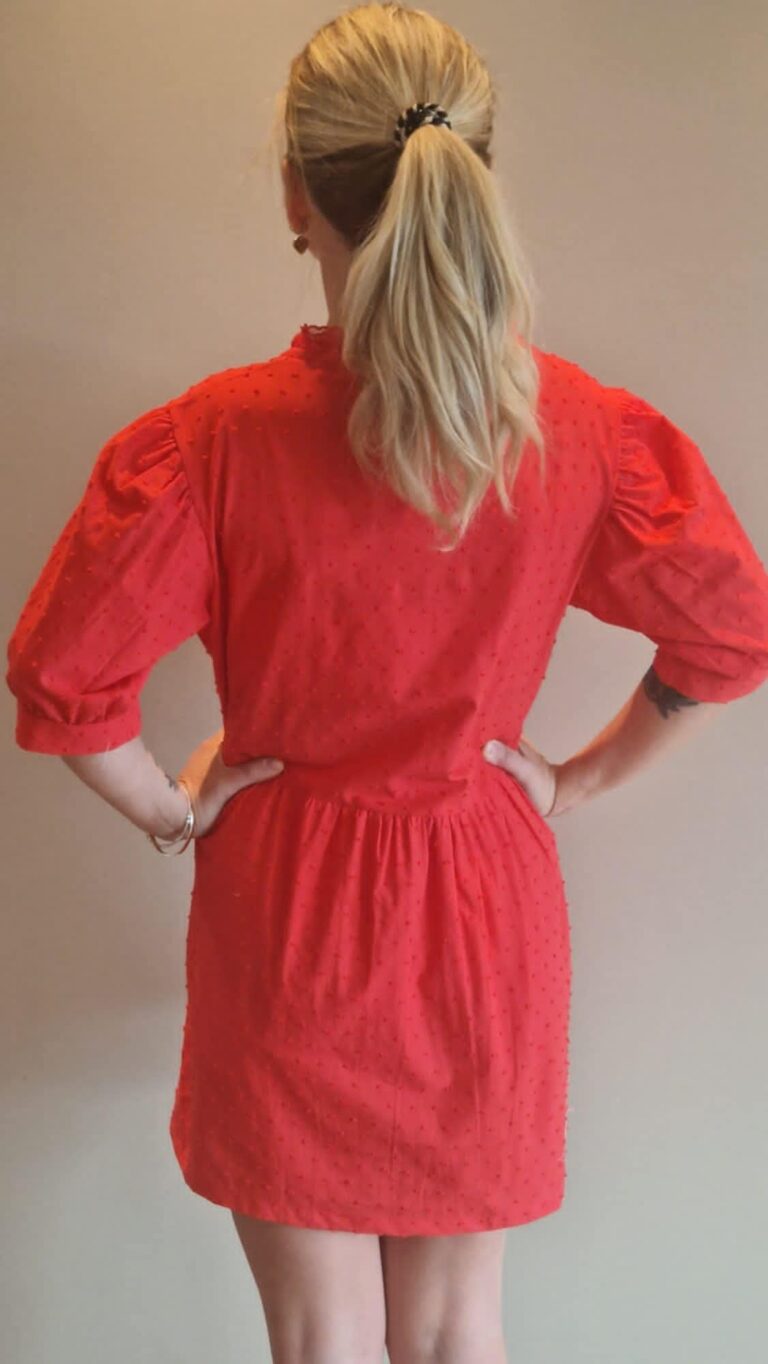 Kjole Anne med v-Hals - Bilde 2
